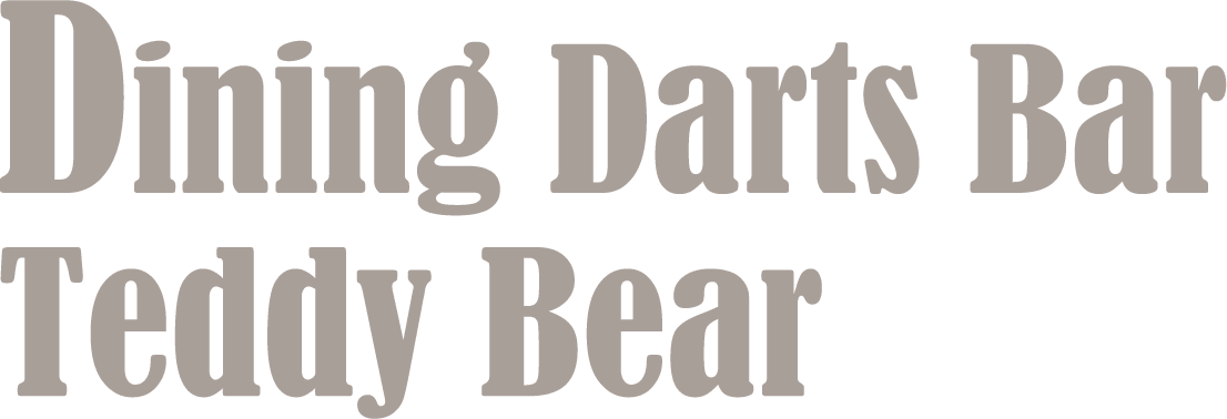 Dining Darts Bar Teddy Bear