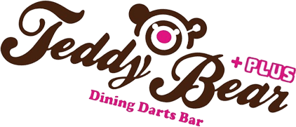 Dining Darts Bar Teddy Bear PLUS ロゴ